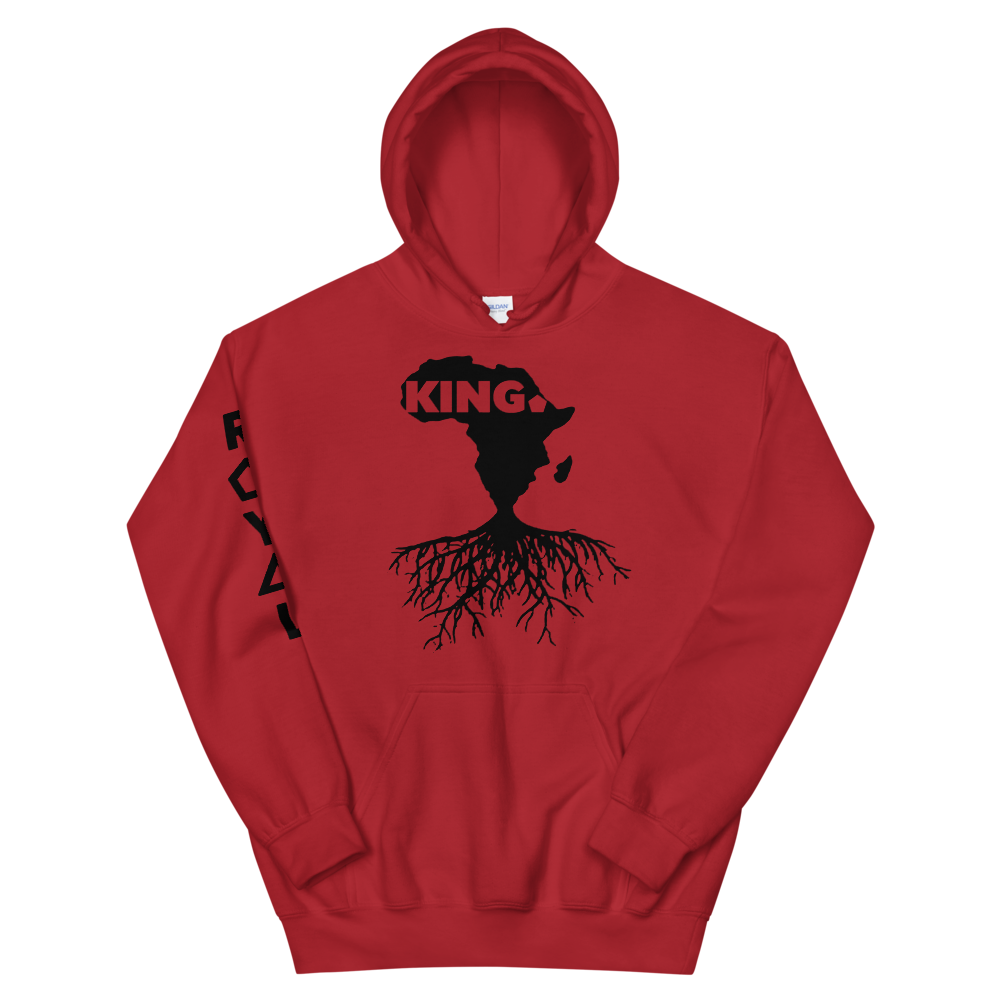 ROYAL. | Nu Afrique CRXWN and ROOTS | King Hoodie Black (3 VARIETIES)