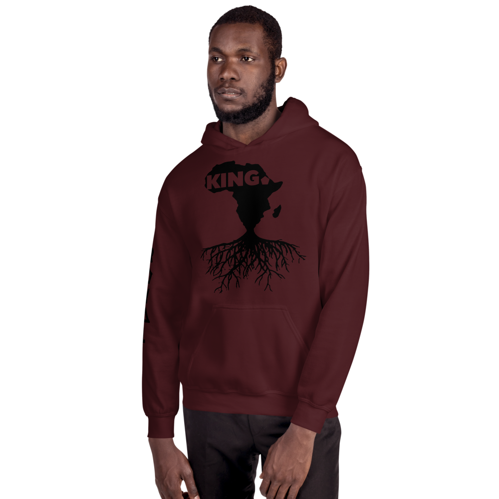 ROYAL. | Nu Afrique CRXWN and ROOTS | King Hoodie Black (3 VARIETIES)