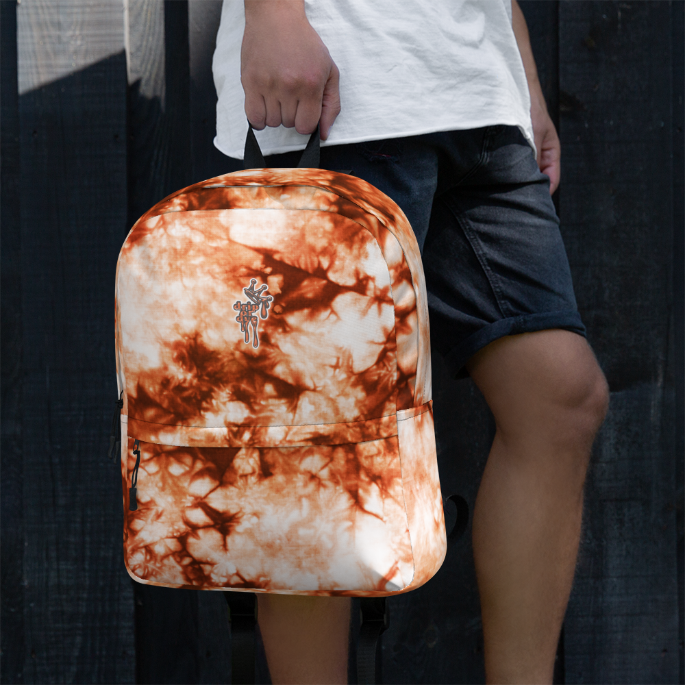 DRIP OR DYE | Cosmic Crush Ice Krackle Crystal Color Cloud Rust Lava Tie Dye Lite Backpack