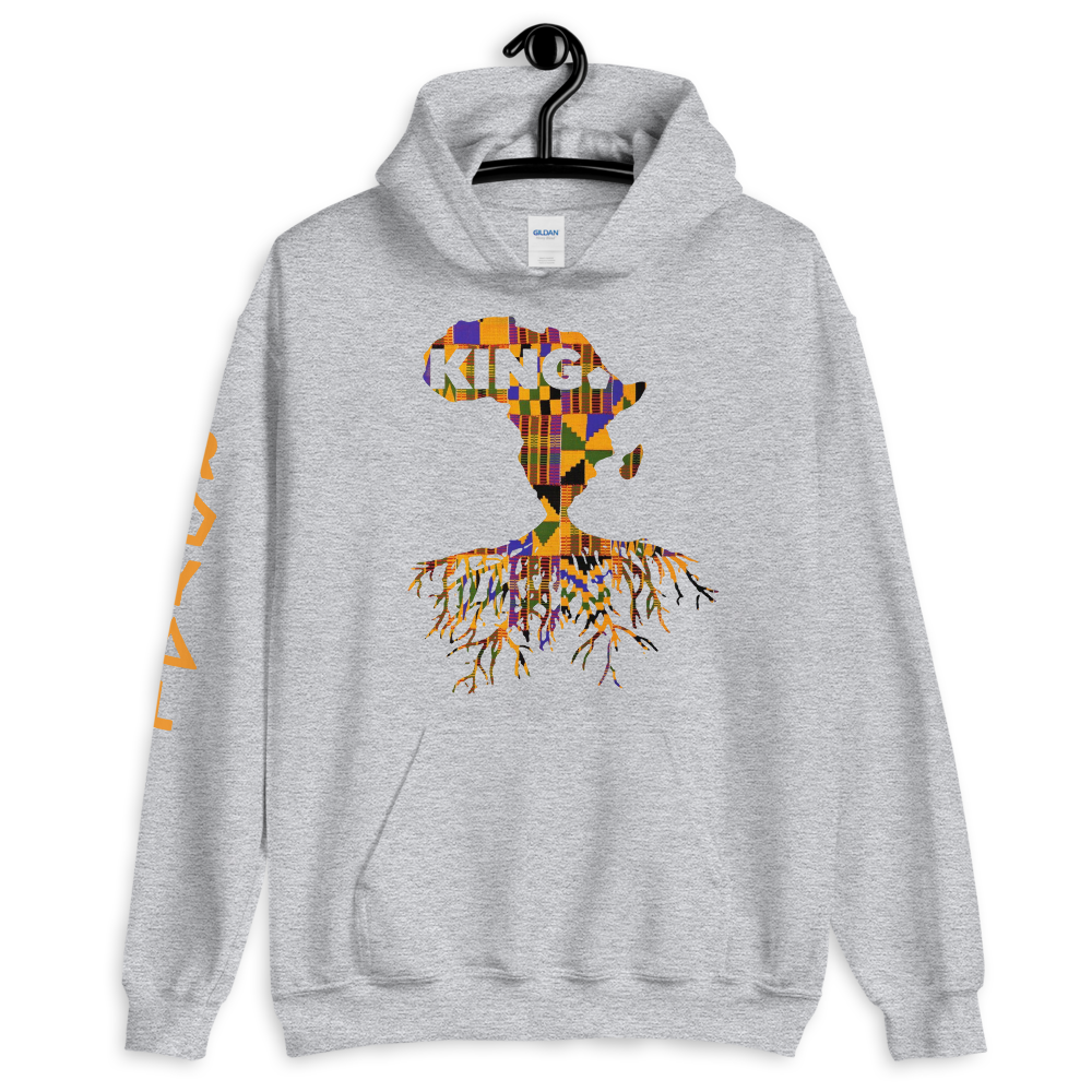 ROYAL. | Nu Afrique CRXWN and ROOTS | King Hoodie Kente (4 VARIETIES)