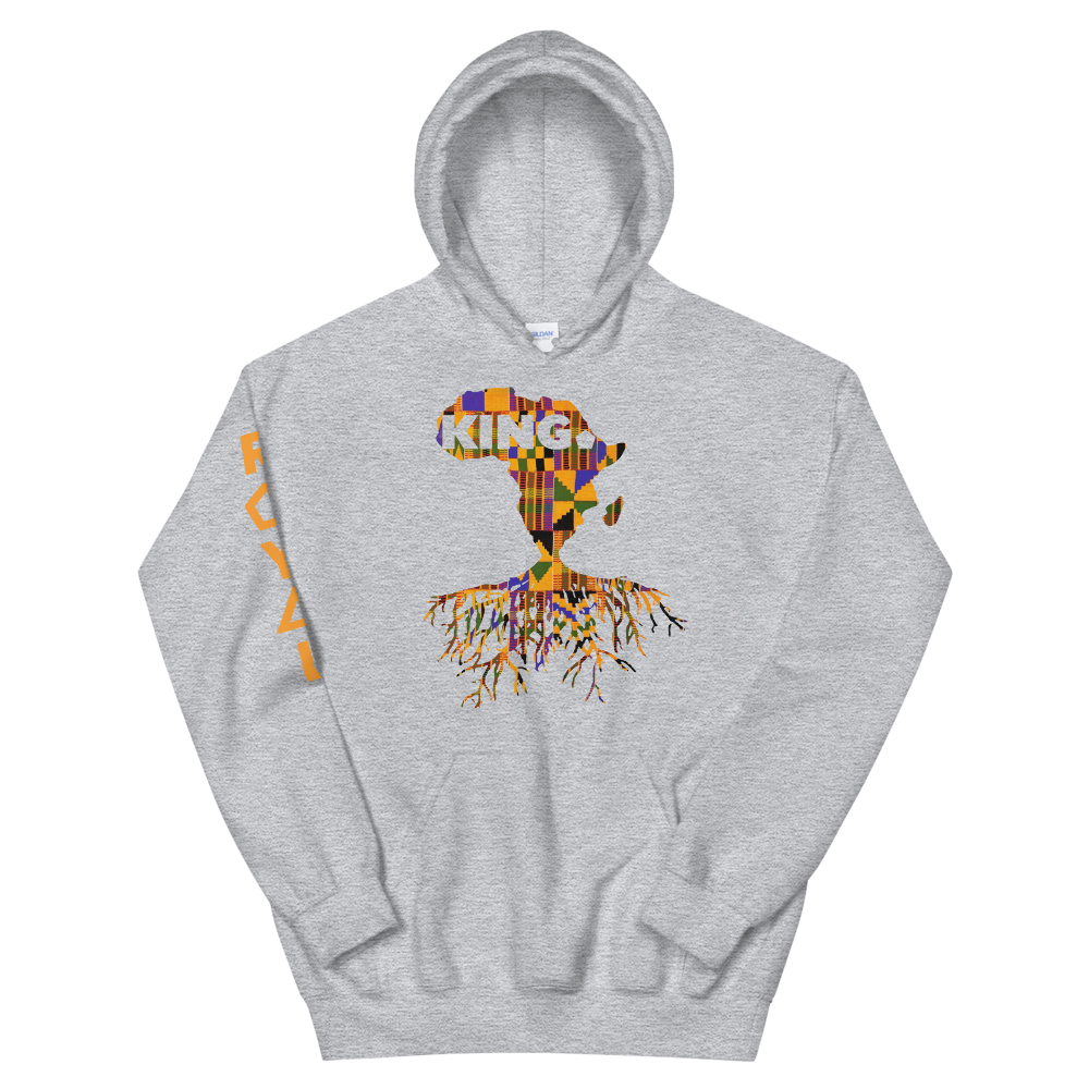 ROYAL. | Nu Afrique CRXWN and ROOTS | King Hoodie Kente (4 VARIETIES)