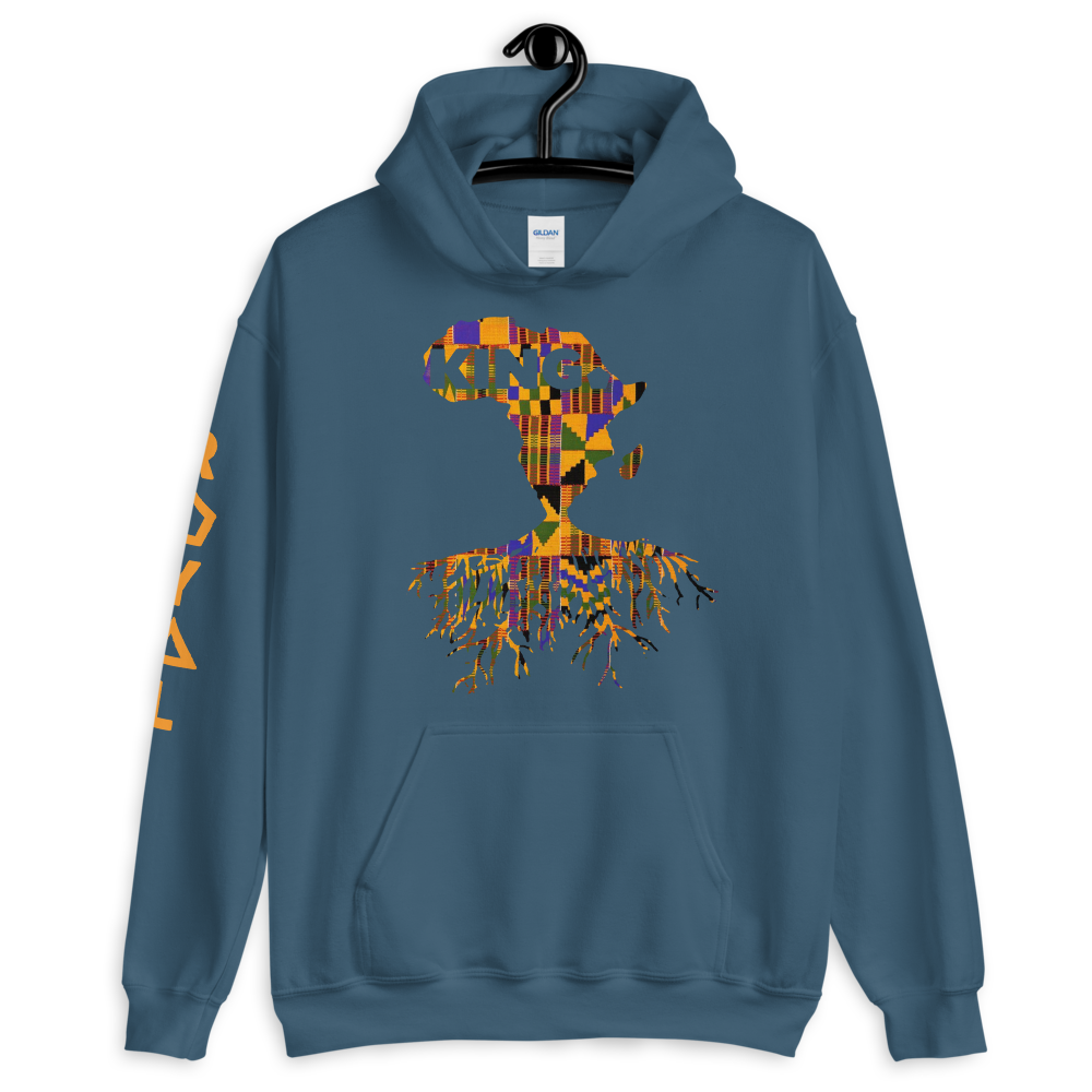 ROYAL. | Nu Afrique CRXWN and ROOTS | King Hoodie Kente (4 VARIETIES)