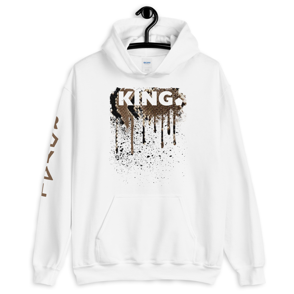 .R.O.Y.A.L. KING DRIP HOODIE HUMAN-IMAL COBRA WH