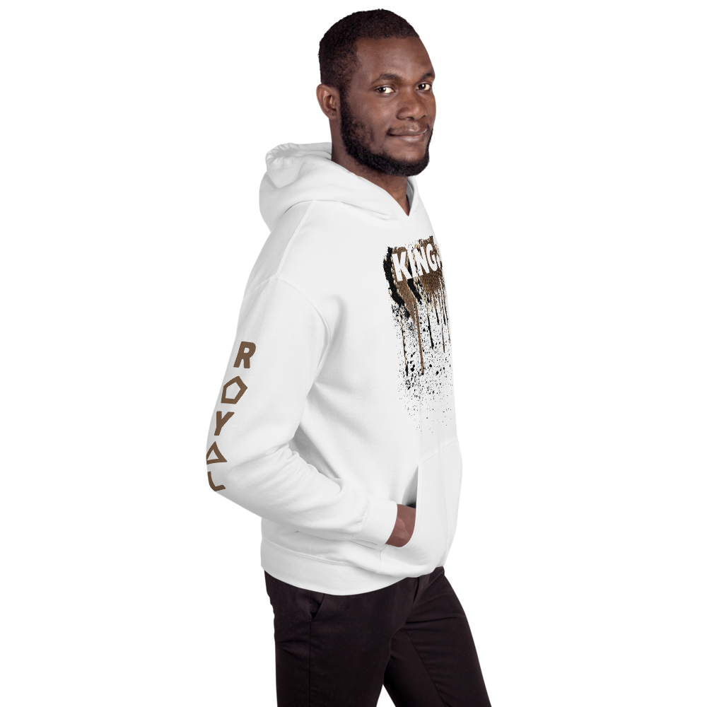 .R.O.Y.A.L. KING DRIP HOODIE HUMAN-IMAL COBRA WH