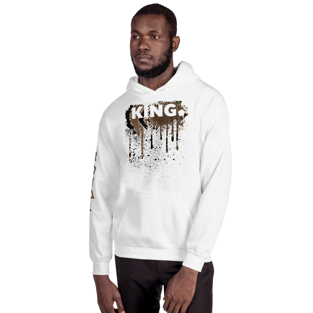 .R.O.Y.A.L. KING DRIP HOODIE HUMAN-IMAL COBRA WH