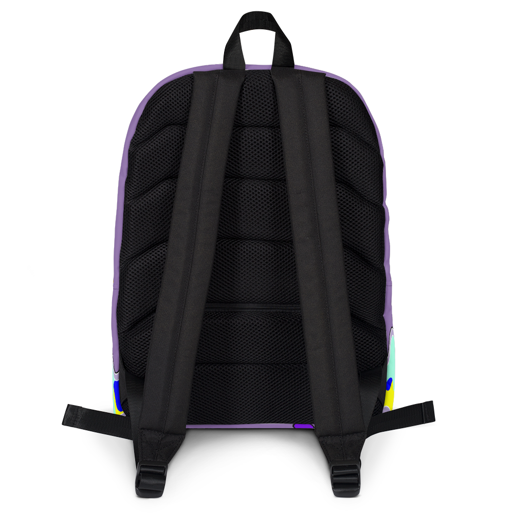 DRIP OR DYE | Checker Drip Backpack Purple Reign
