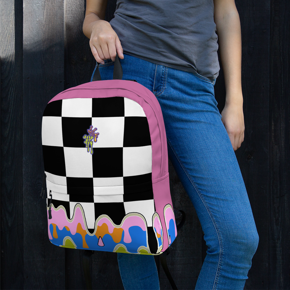 DRIP OR DYE | Checker Drip Backpack Spongebob Patrick Inspired