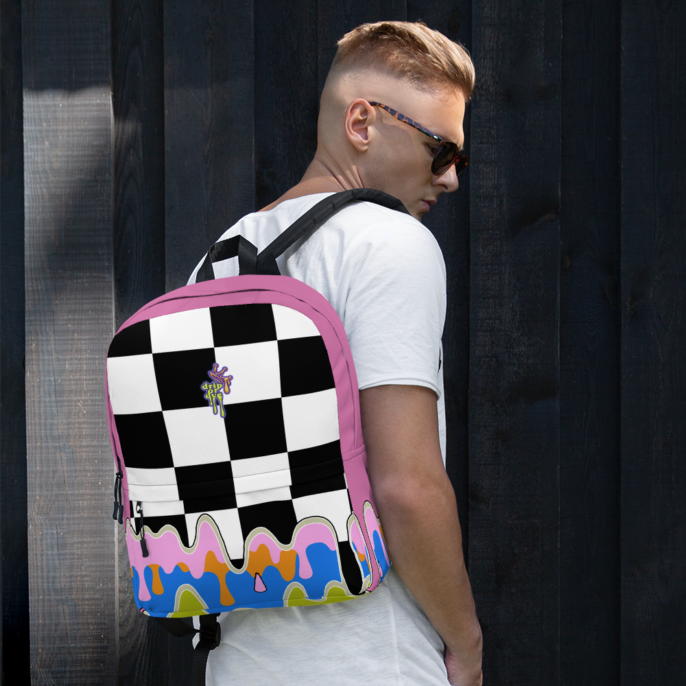 DRIP OR DYE | Checker Drip Backpack Spongebob Patrick Inspired