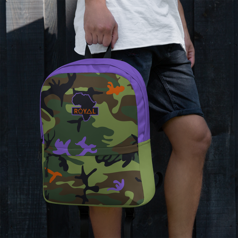 ROYAL. WEAR | Trippy CAMO Liteweight Backpack with hidden pocket 2 Varieties