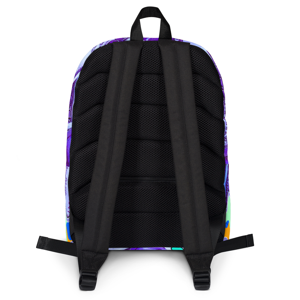 DRIP OR DYE | Cash Drip Dirty Money Made Clean Bag of Money Manifest Backpack Purple Money BlueFace