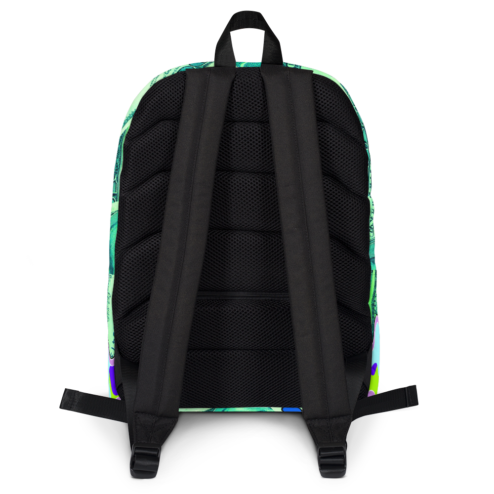 DRIP OR DYE | Cash Drip Dirty Money Made Clean Bag of Money Manifest Backpack Monsta Neon Green
