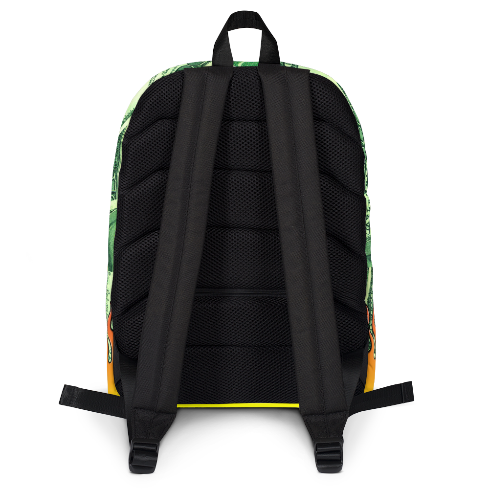 DRIP OR DYE | Money Flames Cash 2 Burn Bag of Money Manifest Backpack Lava Guap