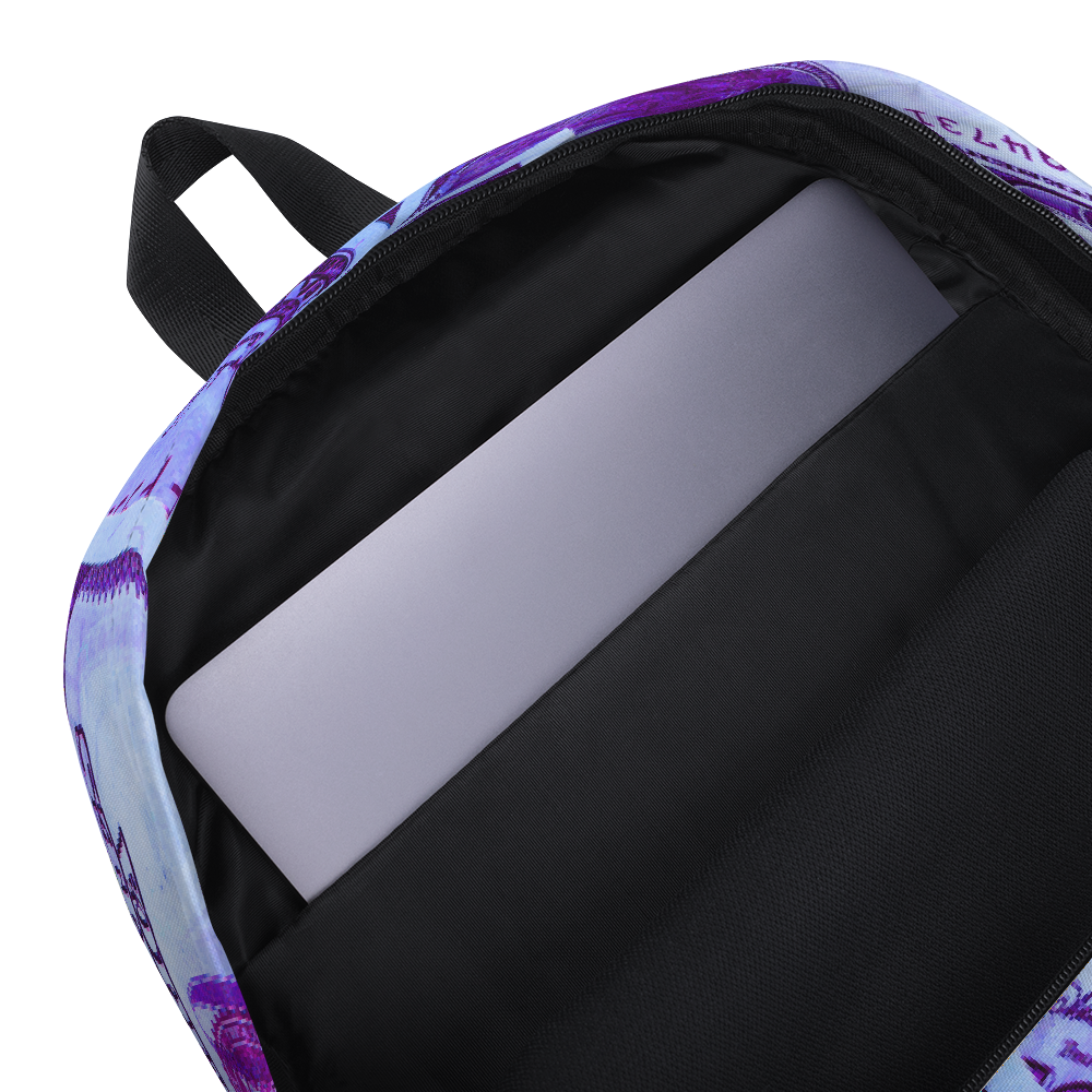 DRIP OR DYE | Cash Drip Dirty Money Made Clean Bag of Money Manifest Backpack Purple Money BlueFace