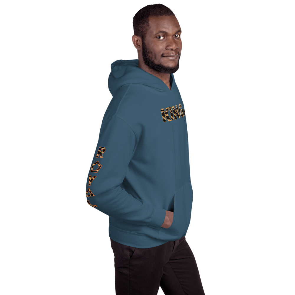 ROYAL. WEAR | HUMAN-IMAL KING STATEMENT HOODIE BROWN ZEBRA COLOR VARIETIES