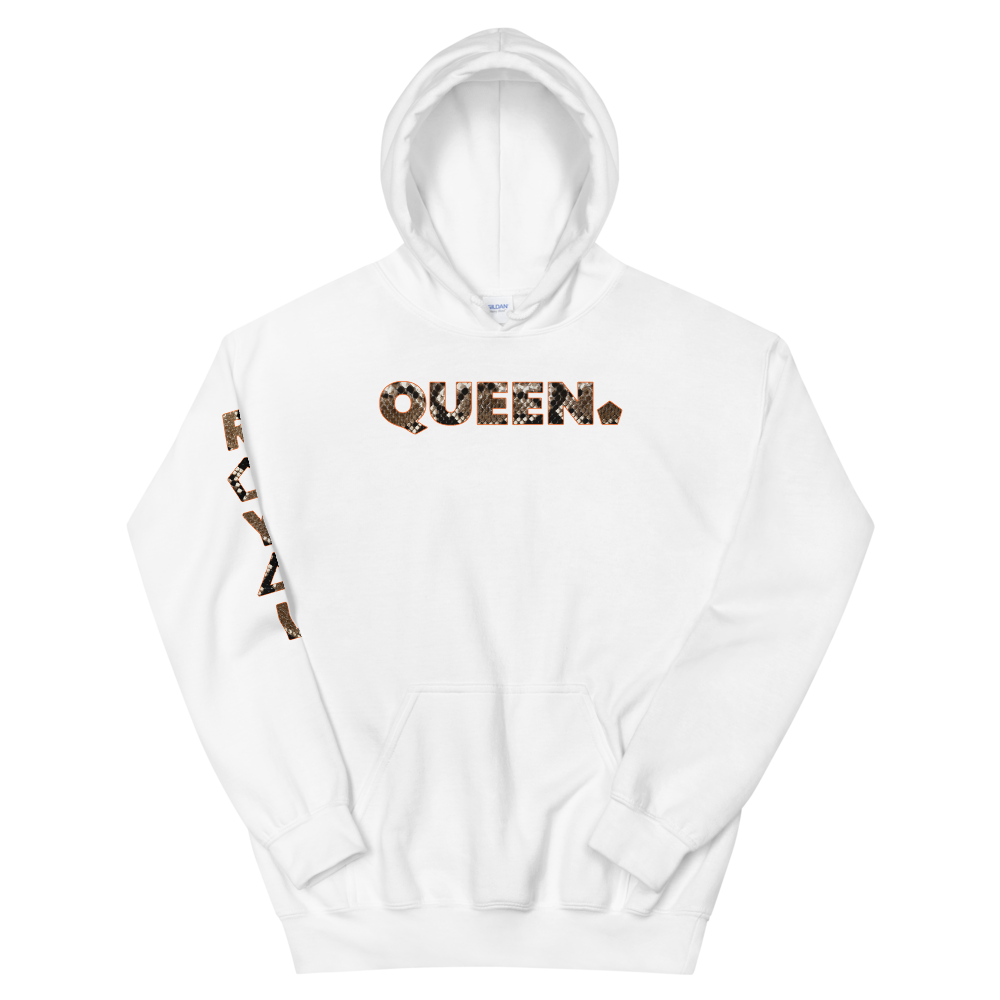ROYAL. WEAR | HUMAN-IMAL QUEEN STATEMENT HOODIE WINDING COBRA VARIETIES