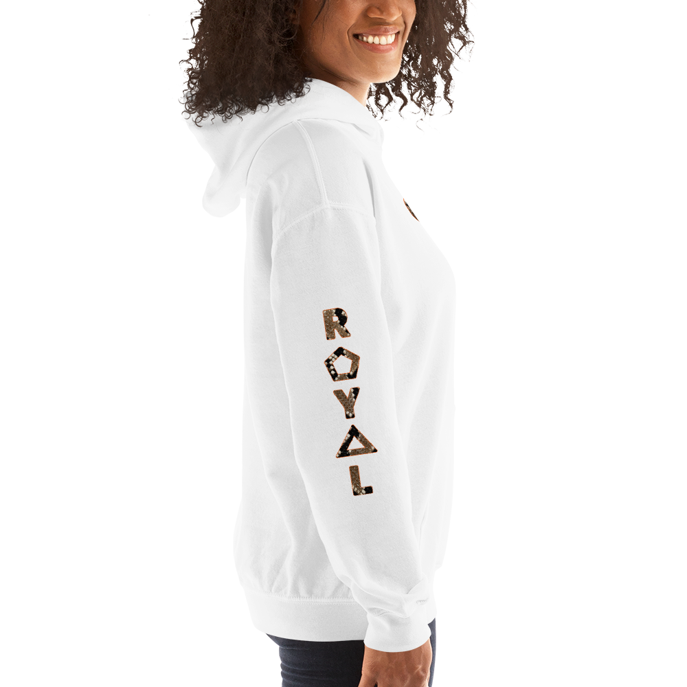 ROYAL. WEAR | HUMAN-IMAL QUEEN STATEMENT HOODIE WINDING COBRA VARIETIES