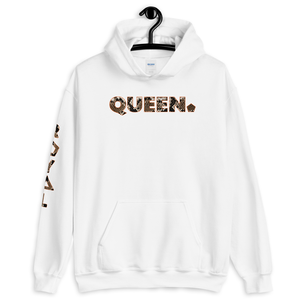 ROYAL. WEAR | HUMAN-IMAL QUEEN STATEMENT HOODIE WINDING COBRA VARIETIES