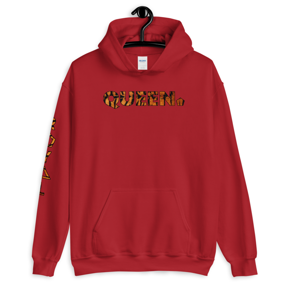 ROYAL. WEAR | HUMAN-IMAL QUEEN STATEMENT HOODIE ZEN FIGHTER TIGER VARIETIES