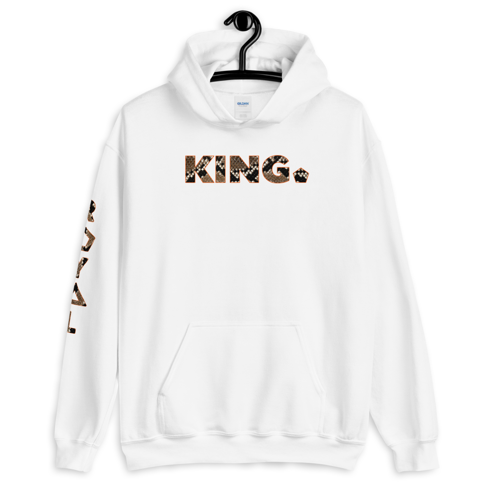 ROYAL. WEAR | HUMAN-IMAL KING STATEMENT HOODIE WINDING COBRA VARIETIES