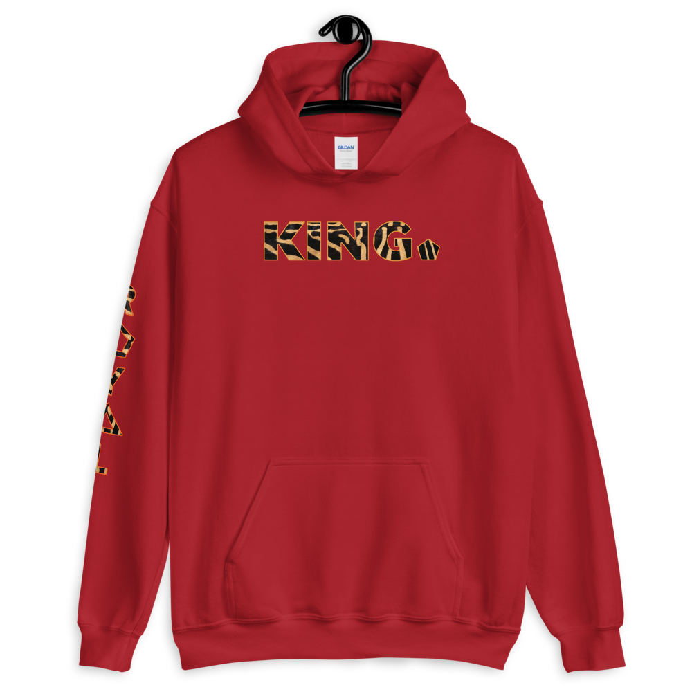 ROYAL. WEAR | HUMAN-IMAL KING STATEMENT HOODIE BROWN ZEBRA COLOR VARIETIES