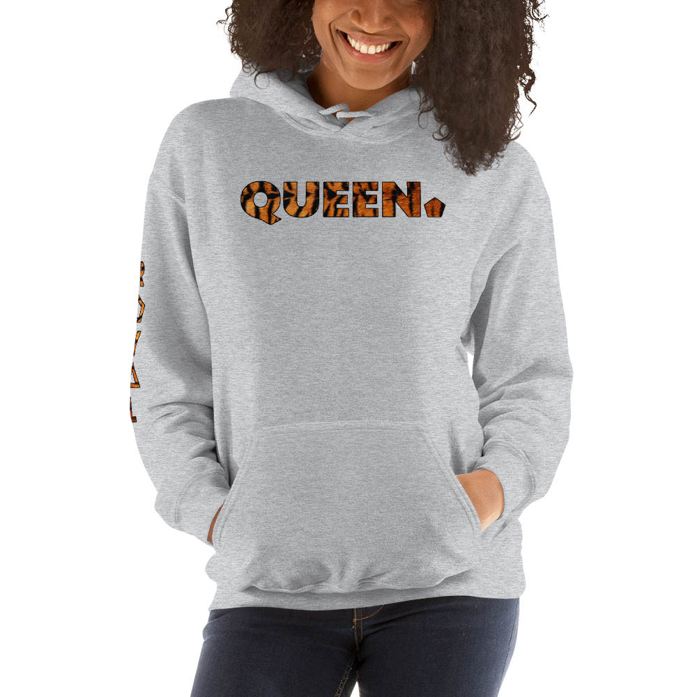 ROYAL. WEAR | HUMAN-IMAL QUEEN STATEMENT HOODIE ZEN FIGHTER TIGER VARIETIES