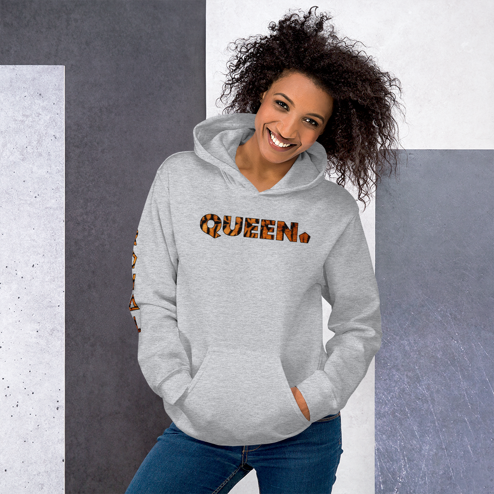 ROYAL. WEAR | HUMAN-IMAL QUEEN STATEMENT HOODIE ZEN FIGHTER TIGER VARIETIES