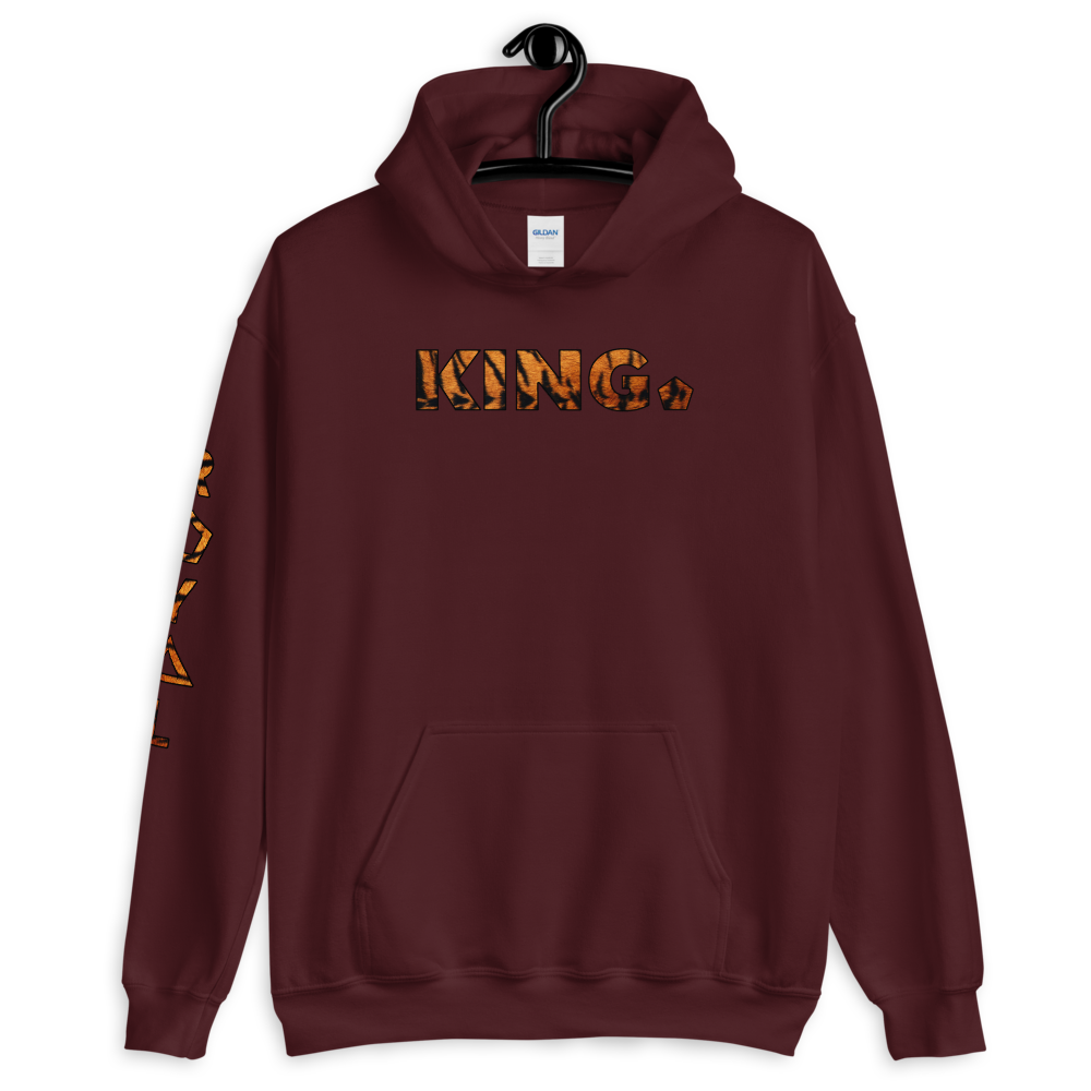 ROYAL. WEAR | HUMAN-IMAL KING STATEMENT HOODIE ZEN FIGHTER TIGER COLOR VARIETIES
