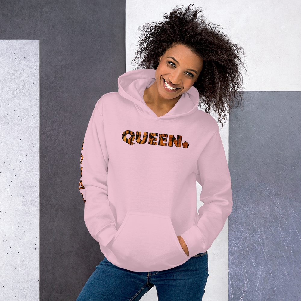 ROYAL. WEAR | HUMAN-IMAL QUEEN STATEMENT HOODIE ZEN FIGHTER TIGER VARIETIES