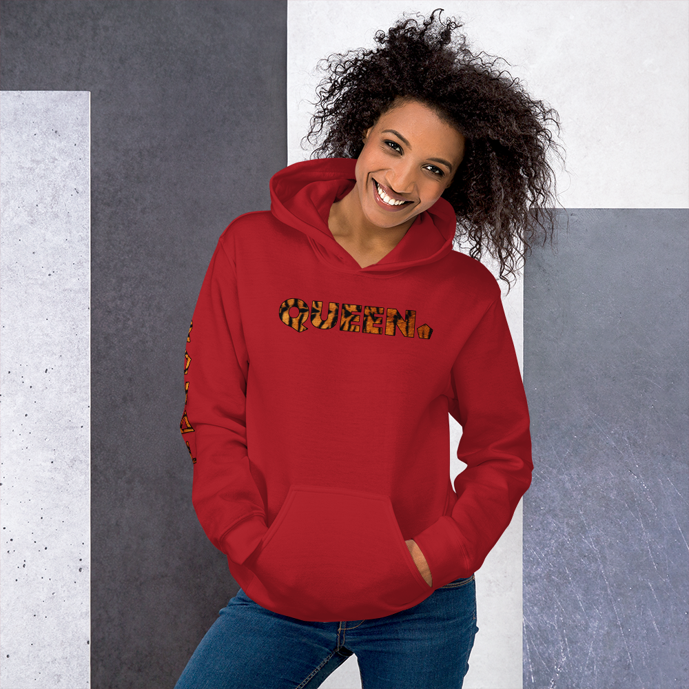 ROYAL. WEAR | HUMAN-IMAL QUEEN STATEMENT HOODIE ZEN FIGHTER TIGER VARIETIES
