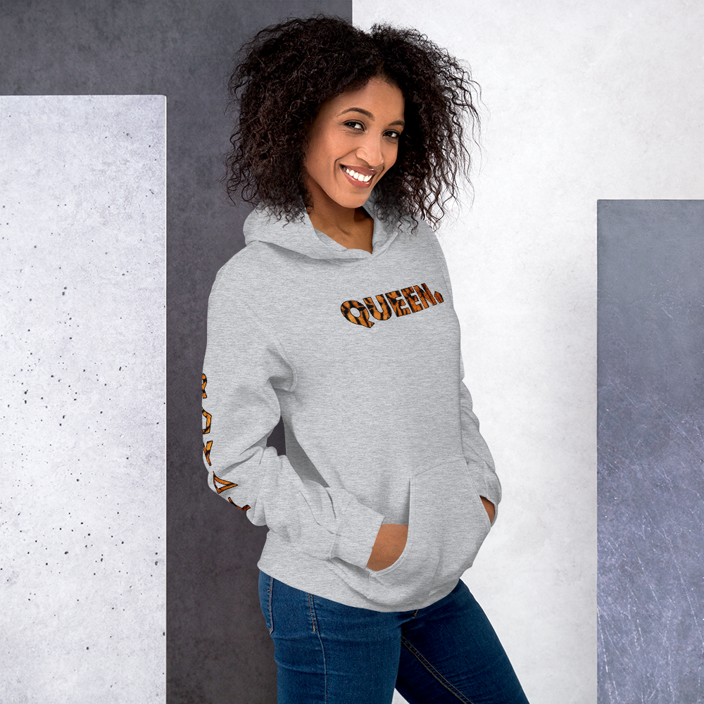 ROYAL. WEAR | HUMAN-IMAL QUEEN STATEMENT HOODIE ZEN FIGHTER TIGER VARIETIES