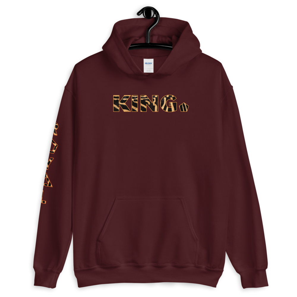 ROYAL. WEAR | HUMAN-IMAL KING STATEMENT HOODIE BROWN ZEBRA COLOR VARIETIES