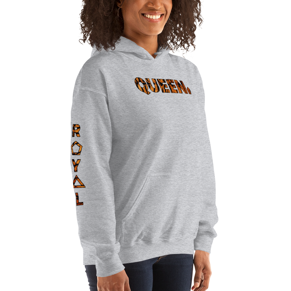 ROYAL. WEAR | HUMAN-IMAL QUEEN STATEMENT HOODIE ZEN FIGHTER TIGER VARIETIES