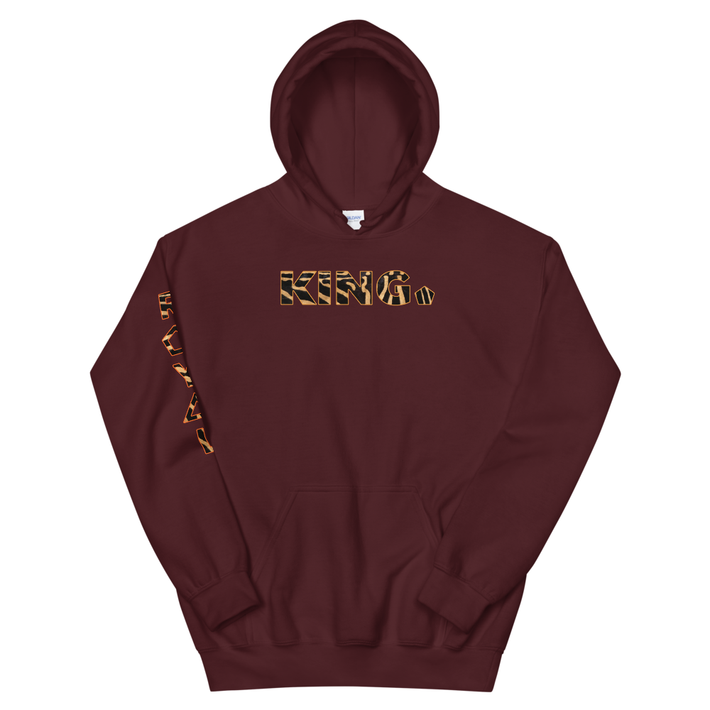 ROYAL. WEAR | HUMAN-IMAL KING STATEMENT HOODIE BROWN ZEBRA COLOR VARIETIES