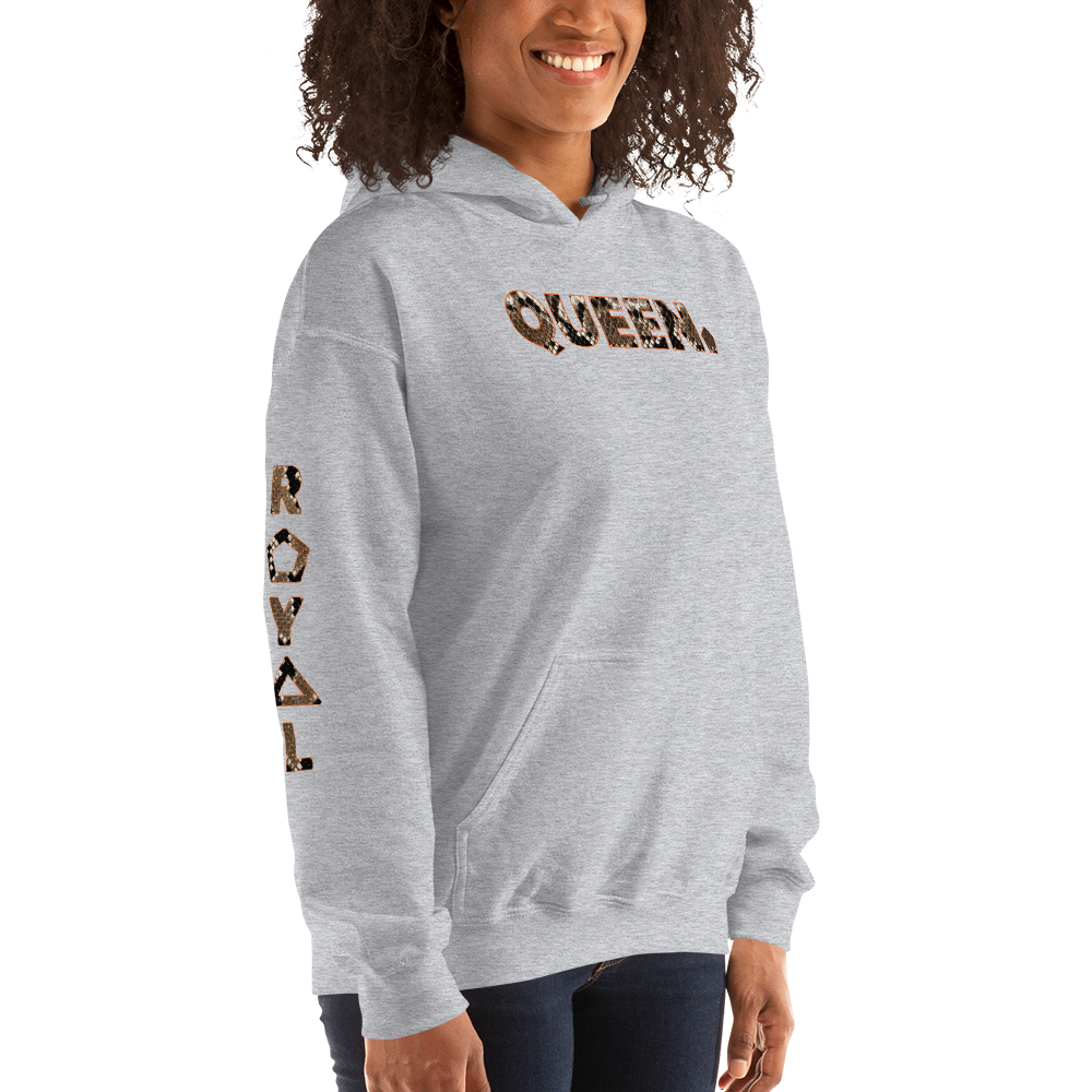 ROYAL. WEAR | HUMAN-IMAL QUEEN STATEMENT HOODIE WINDING COBRA VARIETIES