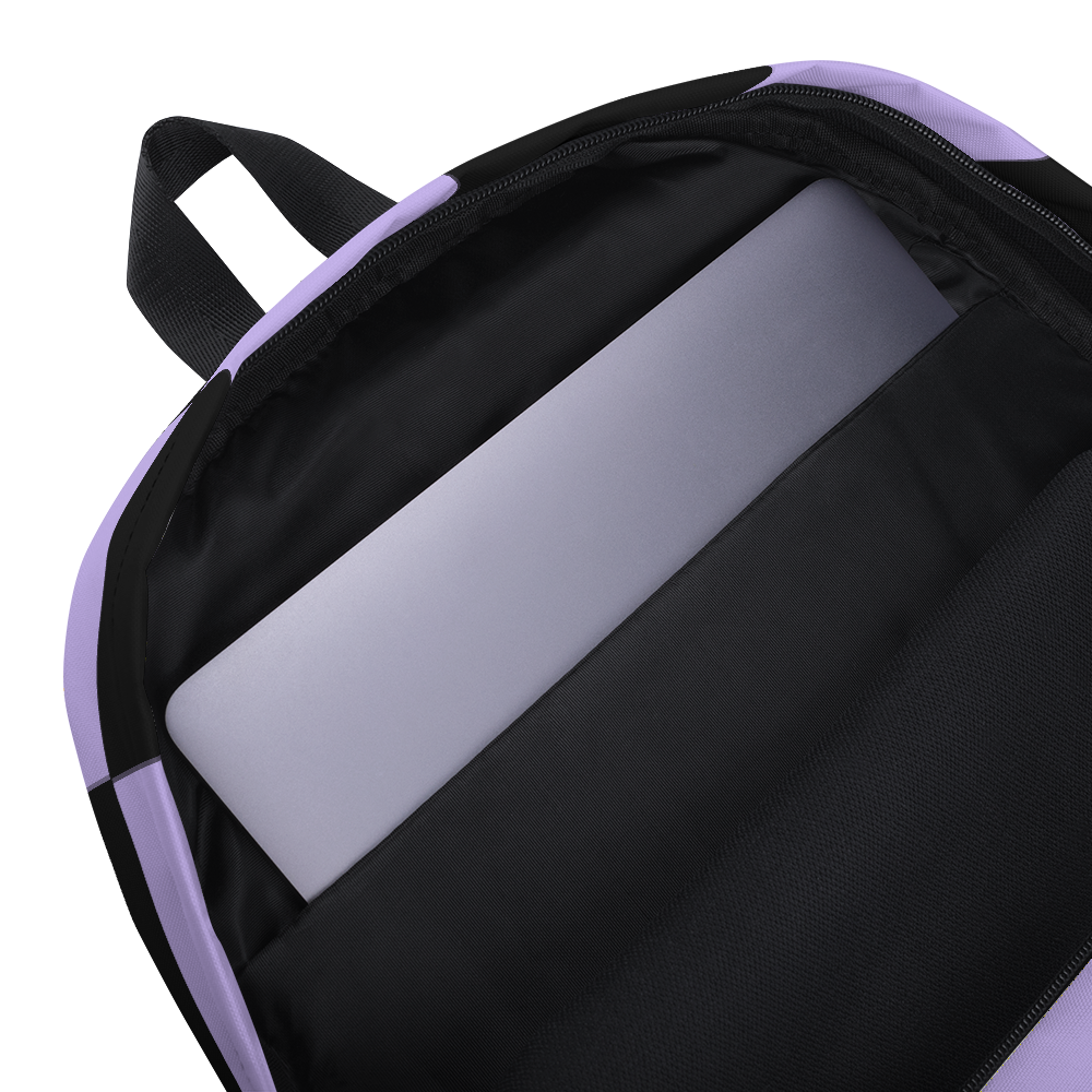 DRIP OR DYE | Checker Flames Backpack Purple Violet