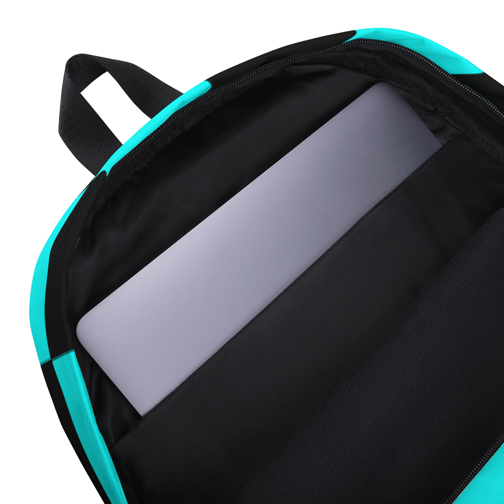 DRIP OR DYE | Checker Flames Backpack Trippy Teal