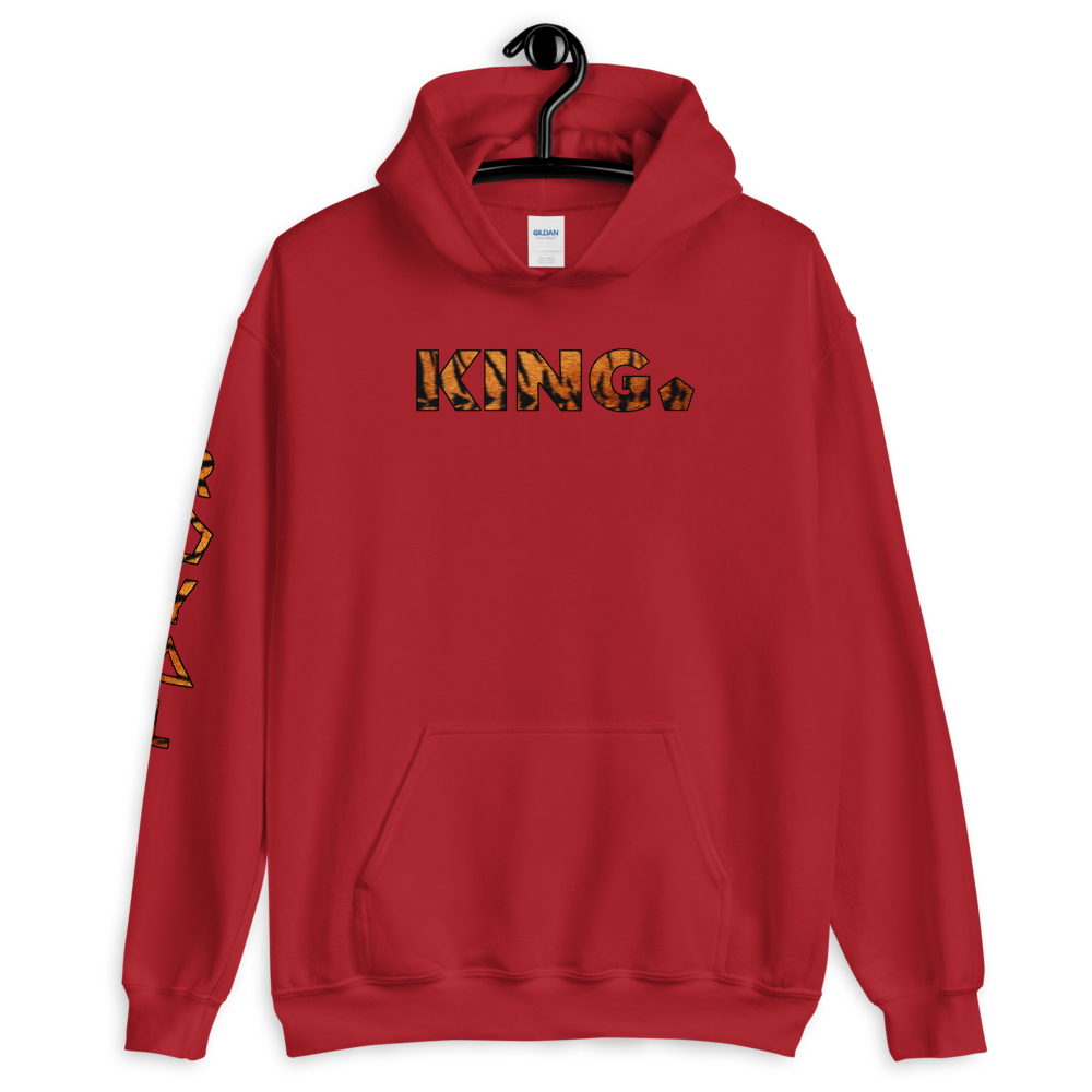 ROYAL. WEAR | HUMAN-IMAL KING STATEMENT HOODIE ZEN FIGHTER TIGER COLOR VARIETIES
