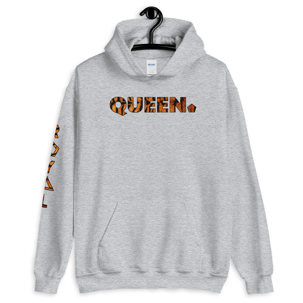 ROYAL. WEAR | HUMAN-IMAL QUEEN STATEMENT HOODIE ZEN FIGHTER TIGER VARIETIES
