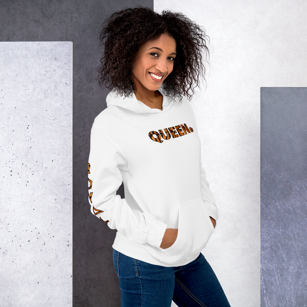 ROYAL. WEAR | HUMAN-IMAL QUEEN STATEMENT HOODIE ZEN FIGHTER TIGER VARIETIES