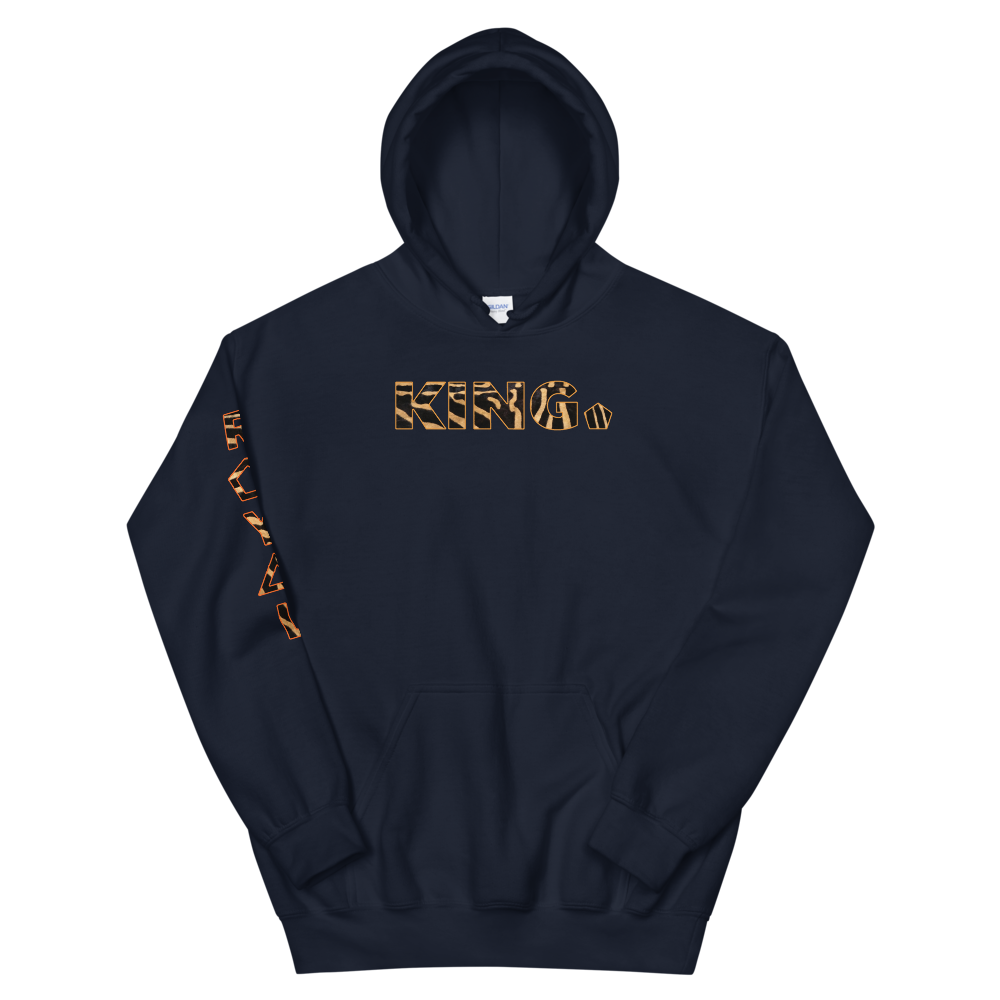 ROYAL. WEAR | HUMAN-IMAL KING STATEMENT HOODIE BROWN ZEBRA BASICS VARIETIES
