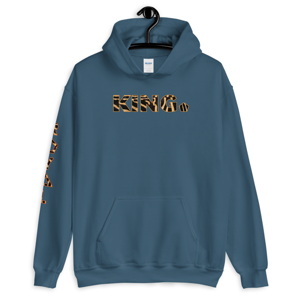 ROYAL. WEAR | HUMAN-IMAL KING STATEMENT HOODIE BROWN ZEBRA COLOR VARIETIES