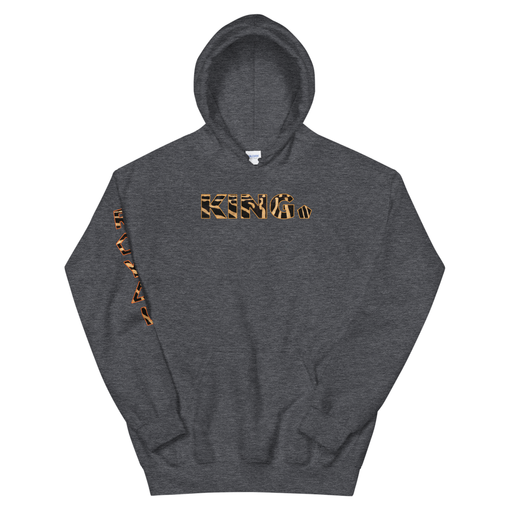 ROYAL. WEAR | HUMAN-IMAL KING STATEMENT HOODIE BROWN ZEBRA BASICS VARIETIES