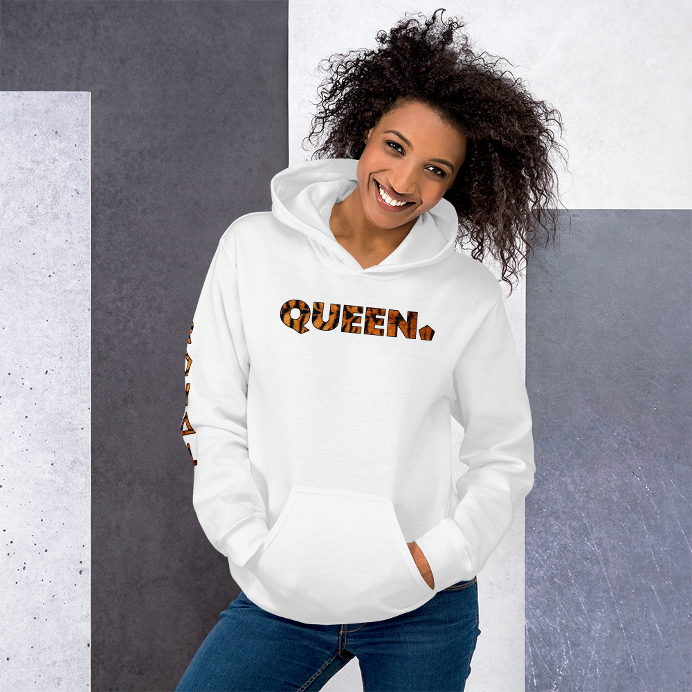 ROYAL. WEAR | HUMAN-IMAL QUEEN STATEMENT HOODIE ZEN FIGHTER TIGER VARIETIES
