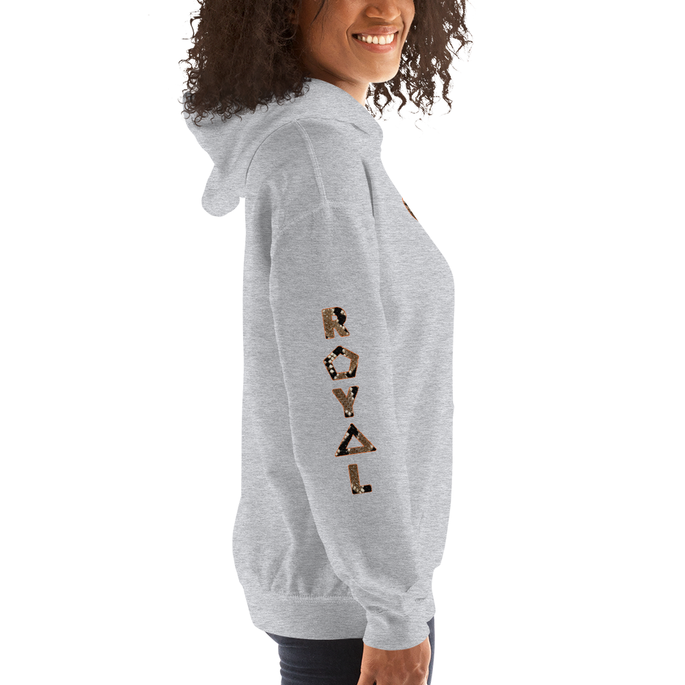 ROYAL. WEAR | HUMAN-IMAL QUEEN STATEMENT HOODIE WINDING COBRA VARIETIES