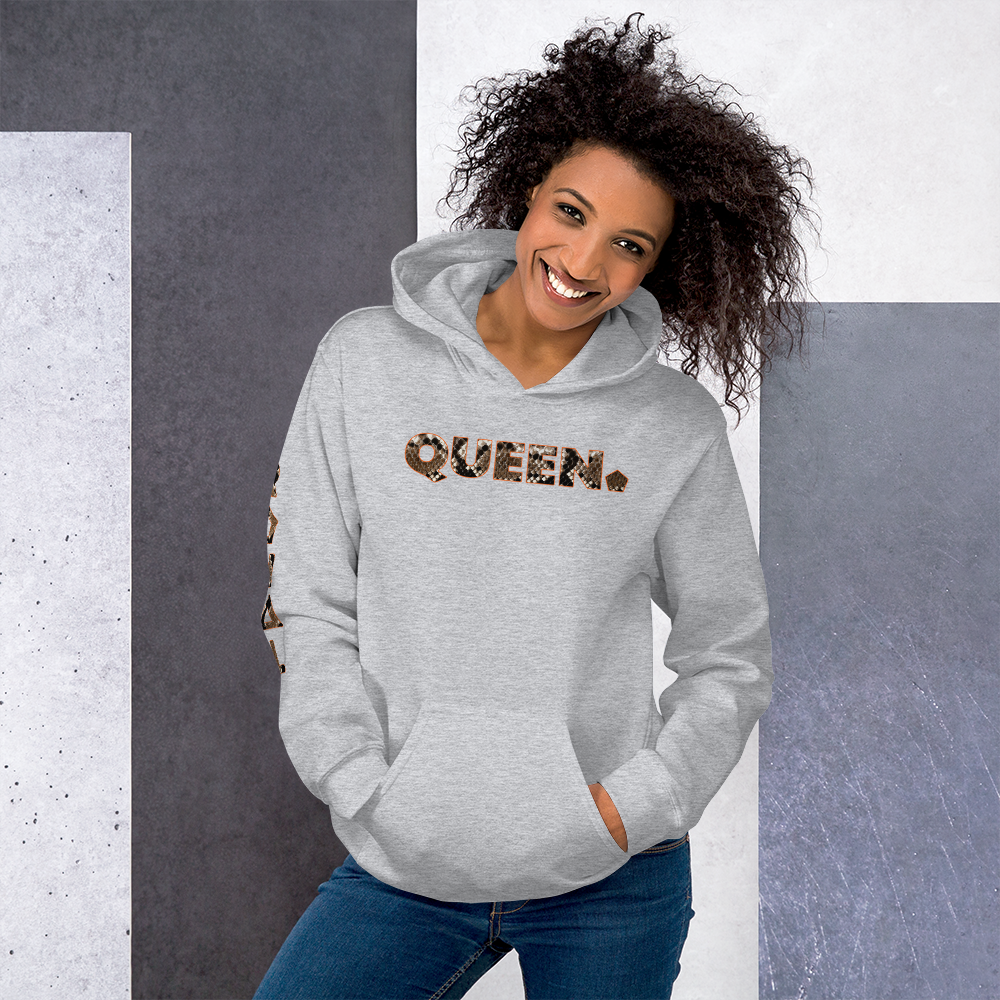 ROYAL. WEAR | HUMAN-IMAL QUEEN STATEMENT HOODIE WINDING COBRA VARIETIES