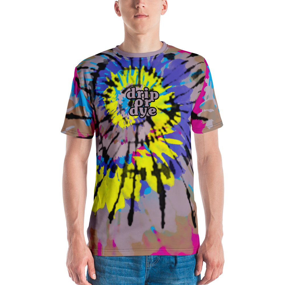 CRXWN | Drip or Dye Custom Tie Dye Crew Neck Jersey Tee