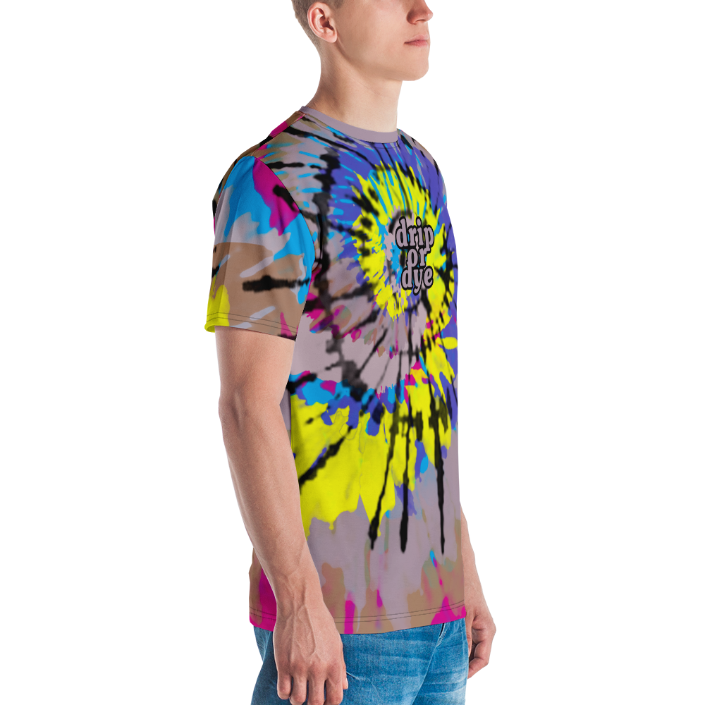CRXWN | Drip or Dye Custom Tie Dye Crew Neck Jersey Tee