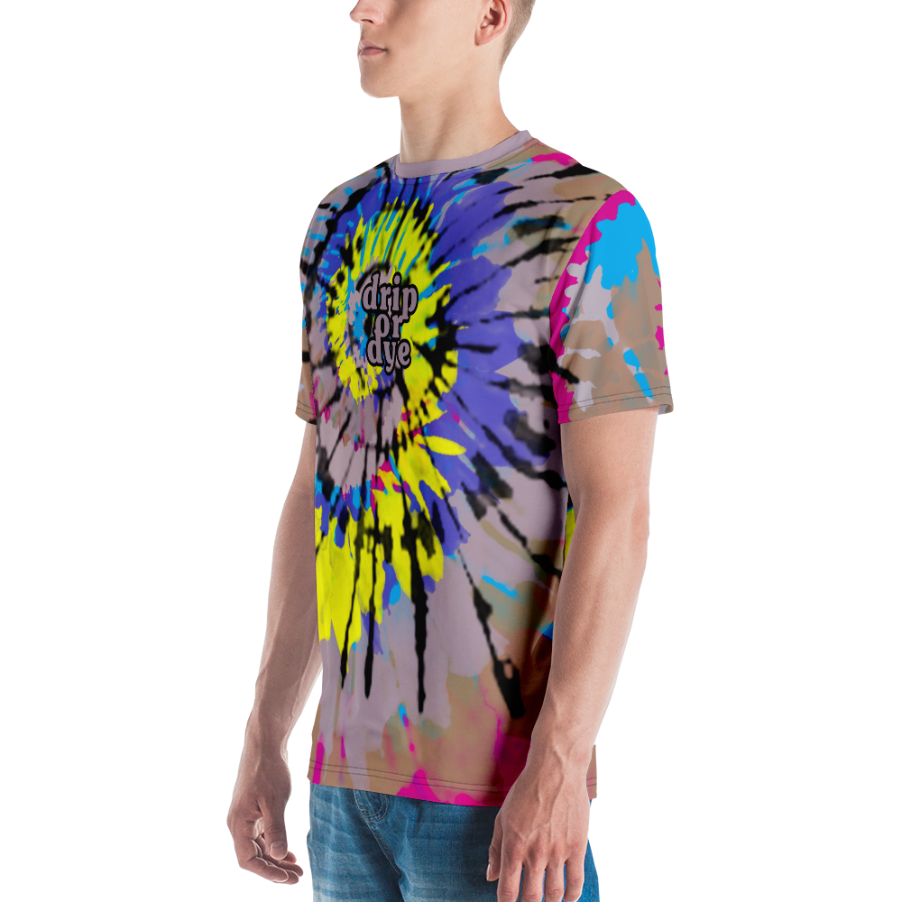 CRXWN | Drip or Dye Custom Tie Dye Crew Neck Jersey Tee