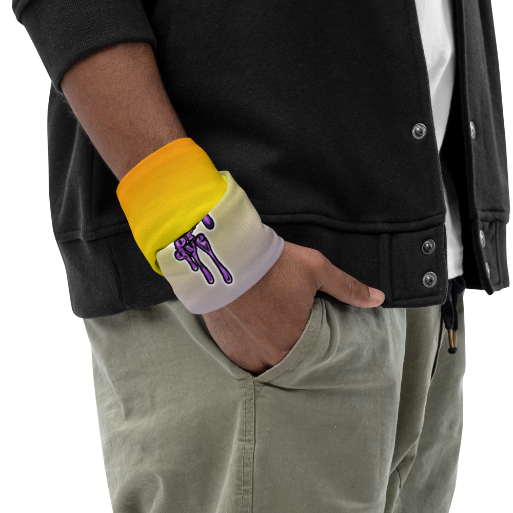 CRXWN | Drip or Dye Custom Checkers N' Flames Print 3-in-1 UNISEX Gaiter Pastel Purple