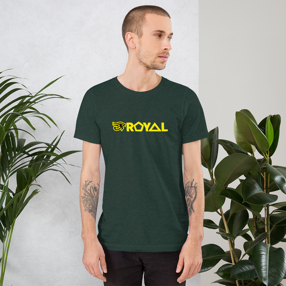 ROYAL. | Urban Resort | Conscious Culture Unisex Ra Tees YELLOW 9 VARIETIES